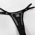 Toucheart Sexy Floral Embroidery Underwear Steel Ring Bra Lace Mesh Sexy Webbing Hollow Waistband Hanging Erotic Lingerie Suit