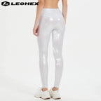 LEOHEX High Waist Yoga Leggings for Women, Breathable Fitness Running Pants, Workout Gym Sports Trousers