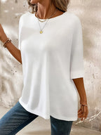 Plus Size Women's Oversized Casual T-Shirt Loose Fit Comfortable Everyday Top