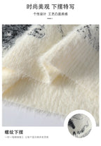 2024 Winter Sweaters for male men thick O-neck sweater men Student youth sweaters autumn Men's wool Casual Knitwear Pullover