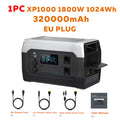 CTOLITY XP1000 1800W Portable Power Station Camping 1024Wh Lifepo4 Battery Emergency Power Emergency Energy Home Appliance RV