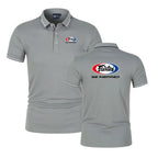 Fairtex Men'S Solid Short Sleeve Polo Shirt For Kickboxing Muay Thai Summer Business Casual Youth Popular T-Shirt