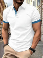 The 2026 Summer New men's short-sleeved POLO Shirt Is Casual Fashionable Comfortable And Soft With 3D Pattern Printing
