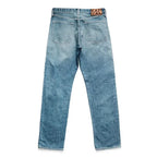 Japan Style KAPITAL 24SS Classic Rivet Set Diamond Casual Cowboy Gemstone Craft Men Jeans Pants