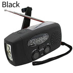 Multifunctional Portable Radio Hand Crank Solar Power FM AM WB NOAA Weather Radio Emergency LED Flashlight Flashlight Power Bank