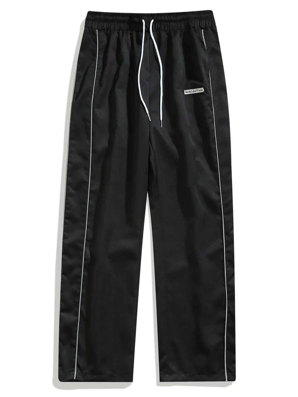Men's Casual Sweatpants Solid Color Sports Pants Summer Autumn Lightweight Cargo Trousers High Street Loose Straight Trousers