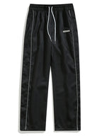 Men's Casual Sweatpants Solid Color Sports Pants Summer Autumn Lightweight Cargo Trousers High Street Loose Straight Trousers