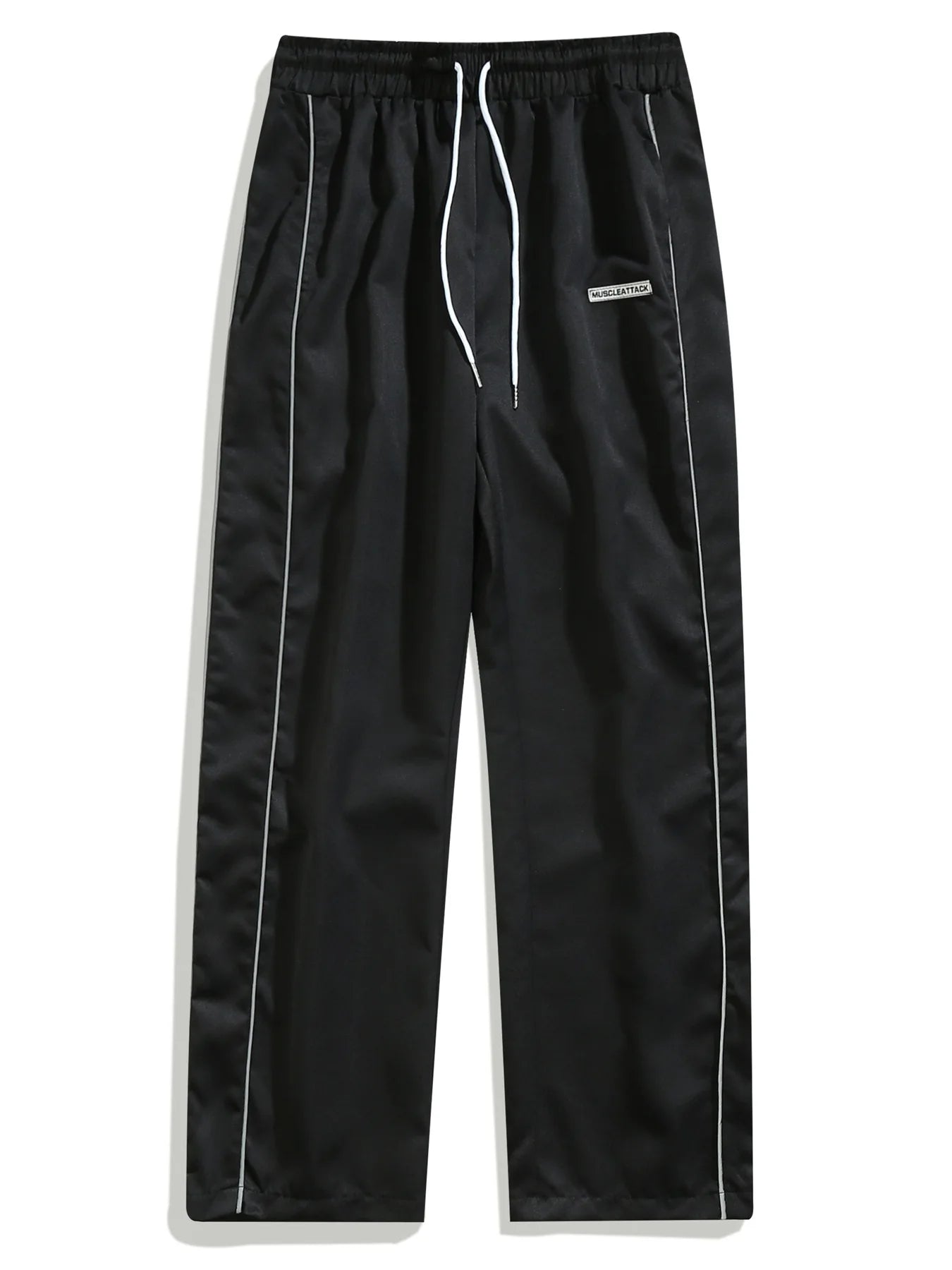 Men's Casual Sweatpants Solid Color Sports Pants Summer Autumn Lightweight Cargo Trousers High Street Loose Straight Trousers