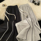 Men’s Lightweight Waffle Pants Summer Thin Joggers 2026 Drawstring Stripe Casual Sports Trousers for Daily Wear