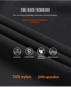 Men's Ice Silk Casual Pants Summer Quick Dry Lightweight Joggers with Zipper Pockets Elastic Waist Sports Trousers for Running F