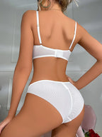 Sexy Padded Push-Up Bra And Panties Set Women's Lingerie with Gathering Chest Brassiere Special Offer Female Underwear Promotion