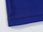 Summer Polo T Shirt Men's Solid Color Polo Shirt Short Sleeved T-shirt European and American Loose Stand Up Collar Casual Top