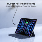 QOOVI GaN 45W USB Charger Fast Charging USB Type C Wall Charger PD QC3.0 Quick Charge For iPhone Samsung S23 S21 Laptop Tablet