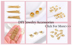1 Pcs 18K Gold Plated Magnetic Lock For Bracelet Connectors Accessories,Magnetic Fasteners Clasp For DIY Jewelry Making Supplies