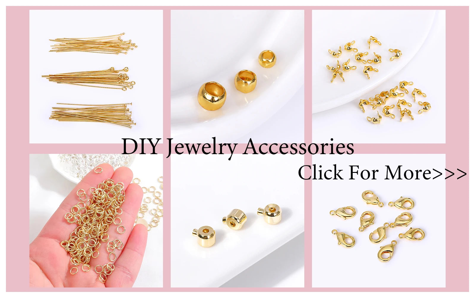 1 Pcs 18K Gold Plated Magnetic Lock For Bracelet Connectors Accessories,Magnetic Fasteners Clasp For DIY Jewelry Making Supplies