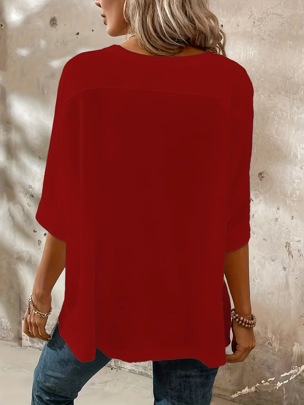 Plus Size Women's Oversized Casual T-Shirt Loose Fit Comfortable Everyday Top
