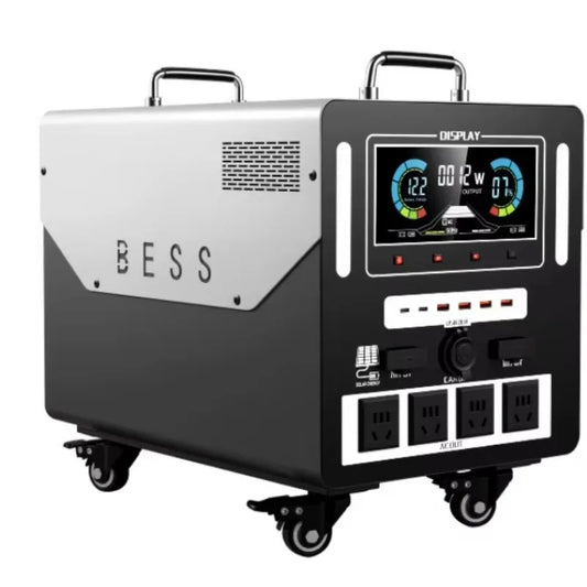 Large Capacity Portable Power Station 220V High Power Outdoor Camping Emergency Backup Power Supply For Home And Travel