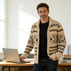 Winter Men's Cardigan Sweaters Fashion Male Knitted Sweater Thermal Warm Coats Casual Man Cashmer Lapel Knitted Jackets Clothing