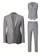 2026 Best Selling Formal Suit Single Breasted Business Outfit Four Seasons mens suits 3 piece