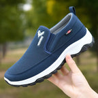 New autumn men's cloth shoes Mesh Breathable Non-Slip Loafers Casual Soft Sole Vulcanized Shoes Comfortable Sneakers Zapatos