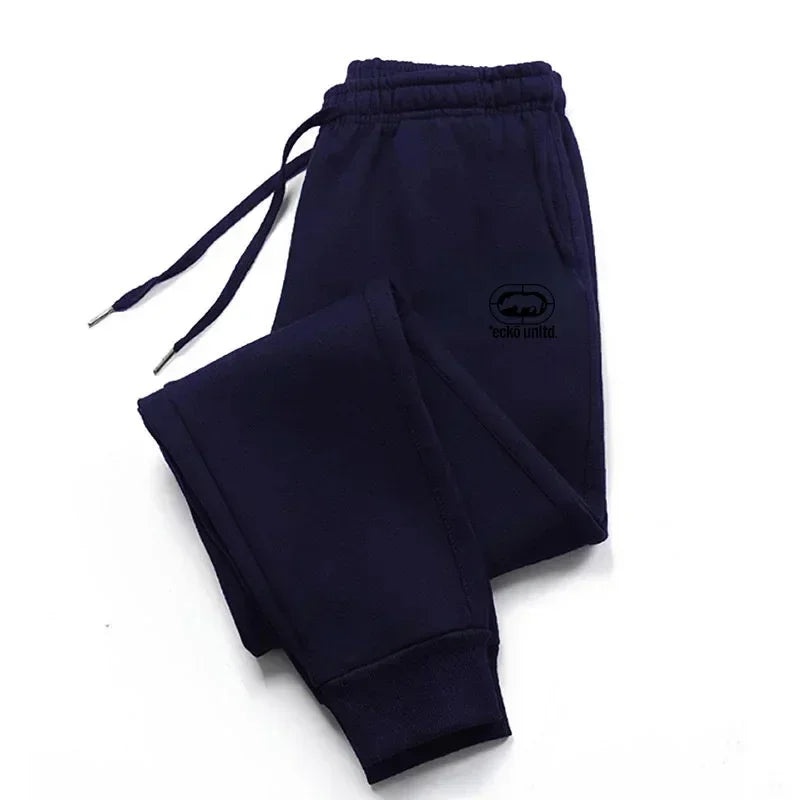2025 Men's Printed Jogging Pants Casual Sports Running Fitness Training Elastic Waistband Breathable Lightweight Activewear