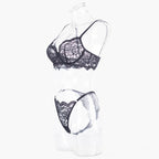Tornova Sexy Lace Lingerie Suit for Women Mesh See-through Sexy Interesting Lingerie Two-Piece Ladies Body Shaping Underwear Set