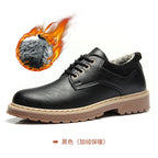 Fashion Retro Leather Men's Shoes New British Wind Retro Tooling Shoes Men Casual Shoes Platform Sneakers Men Zapatos De Hombre
