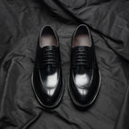 Luxury Handmade Wedding Party Men's Dress Shoes Cow Genuine Leather Lace-up Oxfords Derby Formal Business Social Male Footwear