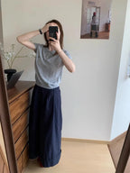 AOSSVIAO 2026 Summer New Korean Fashion Slim Polo shirt Knitted Short Sleeve T-shirt Sweet Bow Embroidered Knitted  Women Tops