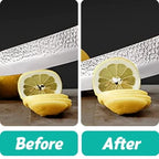 Four in One Kitchen Sharpener Restores Serrated Blade Knives and Scissors, Diamond Tungsten Steel Ceramics