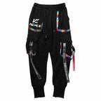 Mens Techwear Sweatpants Y2K Streetwear Jogging Pants Men Hip Hop Street Dance Casual Trousers Vintage Cargo Pant Pantalon Homme