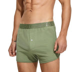 SEOBEAN Cotton Men's Boxer Shorts Loungewear Underwear Loose Fit Underpants Sleepwear Shorts Boxers for Men