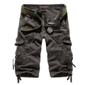 Men's summer cropped pants with thin design and multiple pockets comfortable for outdoor daily casual and loose work pants