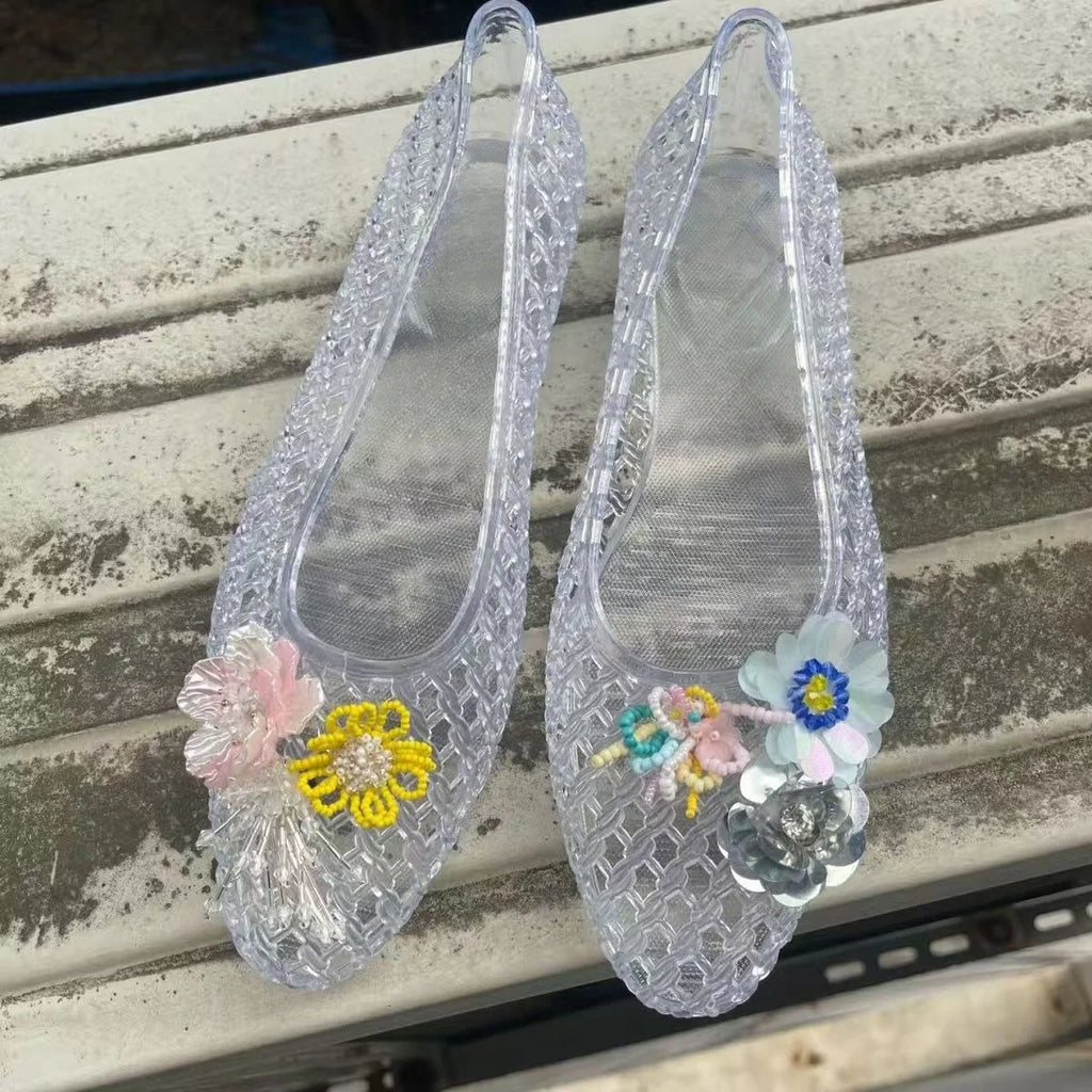 Fashion Crystal Shoes Decorations Advanced Dead Flower Pearl Bow Sequin Shoe Charms Set DlY Detachable Shoes Chic Vacation Shoes