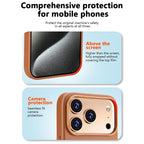 Magnetic PU Leather Phone Case For iPhone 18 17 Pro Max 16 15 14 Plus 13 Air For Magsafe Wireless Charging Shockproof Cover