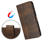 Leather Magnetic Flip Wallet Case For Redmi Note 15 Pro Plus 15 Pro 15 14 Pro Plus 14 Pro 14s 14 Phone Book Case Cover