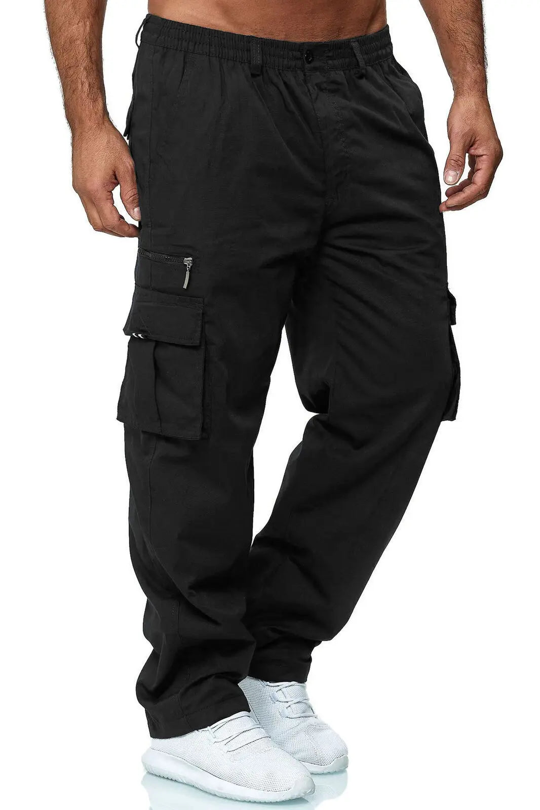 New Men's Casual Fashion Pants Sportswear Skinny Male Trousers Gyms Tracksuits Bottoms Hip Hop Streetwear Joggers Sweatpants