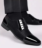 Dress Shoes Man Casual Business Pointed Toe Social Shoe for Men Breathable In Summer Leather Luxury Designer Clothing Low Price