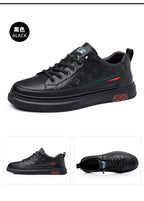 Spring Autumn Flat /5cm Elevator Shoes Men Casual Genuine Leather Sneakers Leisure Height Increase Breathable Men Loafers Trendy