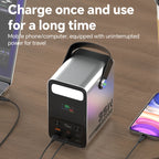 80000mAh Power Bank PD 35W Large Capacity QC 22.5W Fast Charge  Metal Portable Spare Auxiliary Battery With LCD Powerbanks Pack