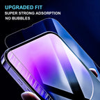 5pcs Tempered Glass for iPhone 17 16 15 14 13 12 Pro Max Screen Protector for iPhone 12Mini 13Mini 14 Plus 14Pro Glass 16Pro Max