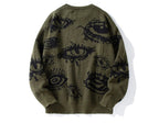 Autumn Winter Men's O-Neck Sweater Casual Men Warm Cashmere Knitted Pullover Men Classic Loose Knitwear Sweaters Clothing
