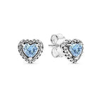 925 sterling silver heart-shaped ring necklace earrings sparkling luxury crystal women's jewelry set holiday surprise gift