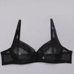Toucheart 4 Piece Set Sexy Lingerie Set Lace Perspective Bra Women Mesh Patchwork Ruffled Skirt Garter Socks Sexy Underwear Suit
