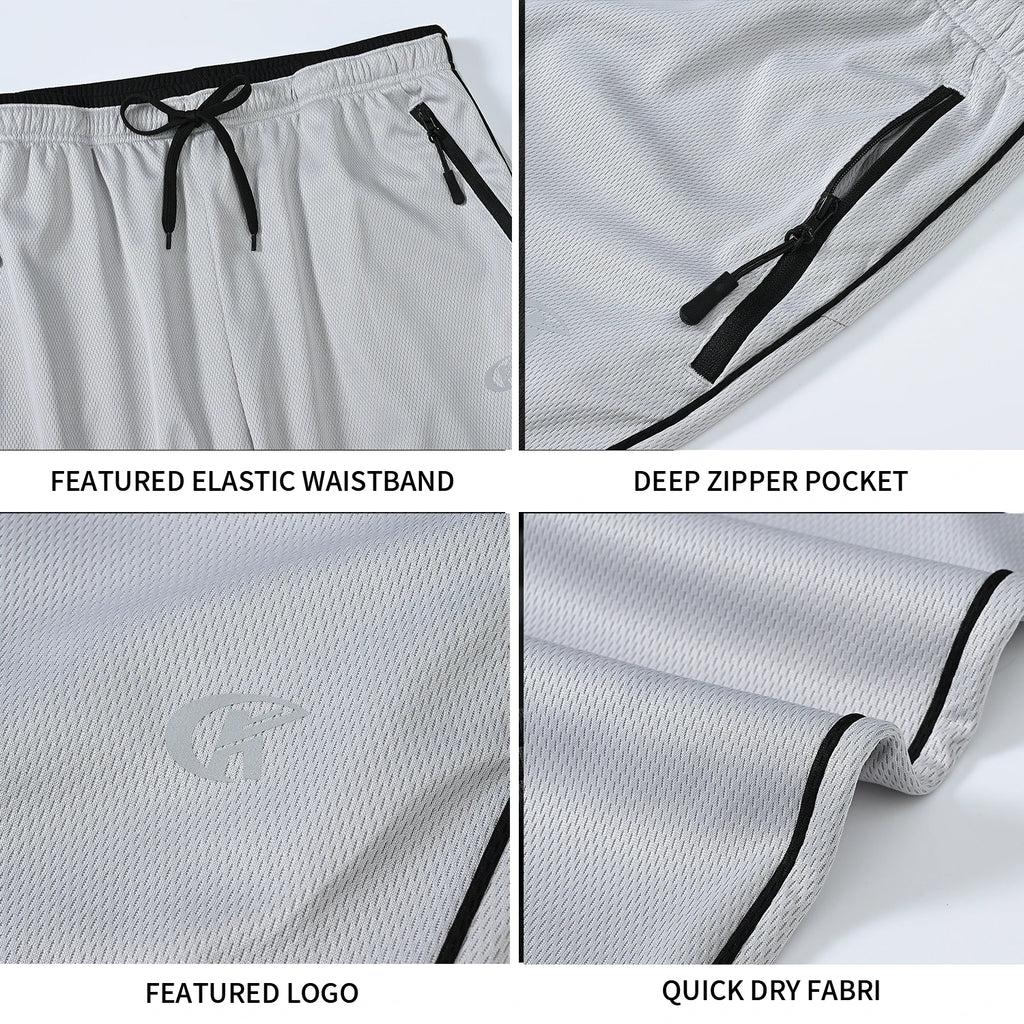 Men Sweatpants Running Sport Pants Drawstring Lightweight Solid Joggers Sport Streetwear Casual Breathable Trousers Tracksuit