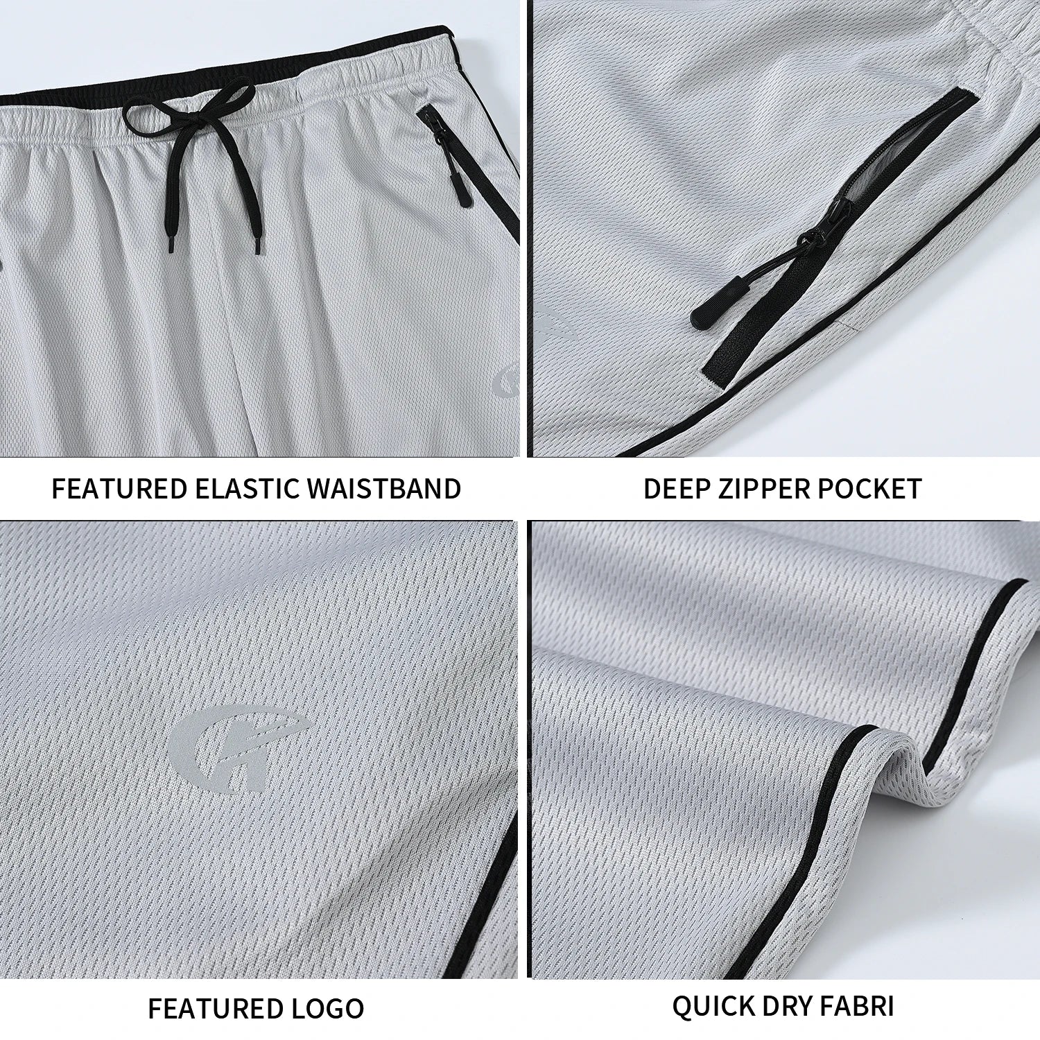 Men Sweatpants Running Sport Pants Drawstring Lightweight Solid Joggers Sport Streetwear Casual Breathable Trousers Tracksuit