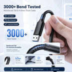 USB 3.0 Hub 4 Ports 5M Extension Cable Multi Port USB Hub Adapter High Speed Data Transfer for Laptop PC Computer Notebook