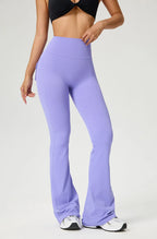 TRY TO BN Yoga Pants Pocket Back Flare Leggings Sports Fitness High Waisted Scrunch Leggings Workout Trousers Gym Woman Clothing