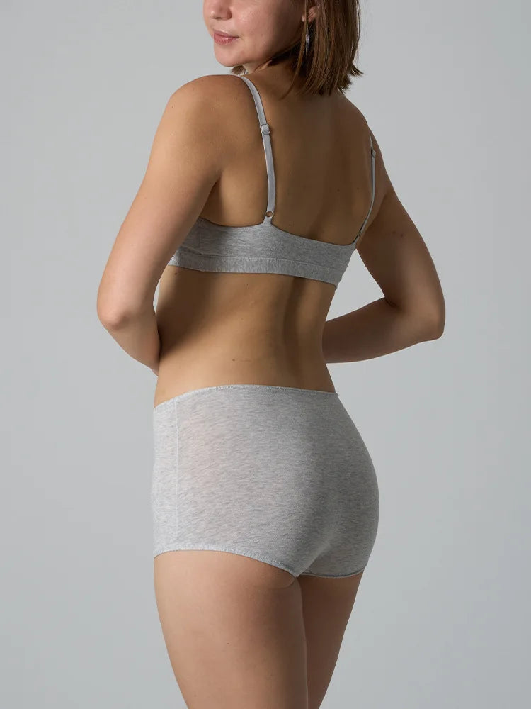 Cotton Bralette Seamless Breathable Underwears Lingerie Sets for Women's Fitness Sports Bras Panties Ladies No Bra Pad Intimate