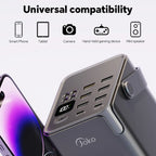 70000mAh Power Bank  With 20W PD 22.5W QC Quick Charging Powerbank Support FCP AFC VOOC 22.5 Portable PoverBank For Oppo Oneplus
